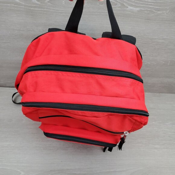 Jansport large red student backpack, bright red - Picture 12 of 13